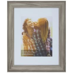 11x14 Matted To 8x10 Scoop With White Mat Wall Frame, Whitewash