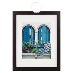 11x14 Matted To 8x10 Wall Frame, Black