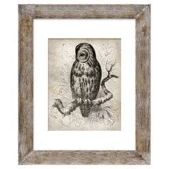 11x14 Matted To 8x10 Wall Frame, Brown