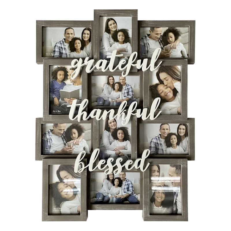 12-Opening Thankful, Grateful, Blessed Grey Collage Photo Frame, 18x23 1 12-Opening Thankful, Grateful, Blessed Grey Collage Photo Frame, 18x23