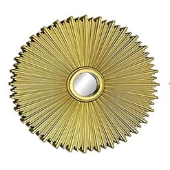 3-Piece Gold Wall Mirror Set, 10" -Home Decor Store 3 piece gold wall mirror set 10 2