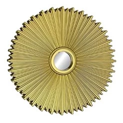 3-Piece Gold Wall Mirror Set, 10" -Home Decor Store 3 piece gold wall mirror set 10 3