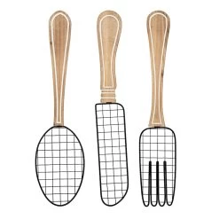 3-Piece Utensils Wall Art, 5x20