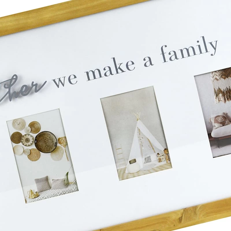 4-Opening Together Family Collage Frame, 30x16 2 4-Opening Together Family Collage Frame, 30x16 - Image 2