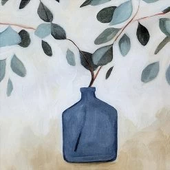 4-Piece Plant Still Life Canvas Wall Art, 12" -Home Decor Store 4 piece plant still life canvas wall art 12 3