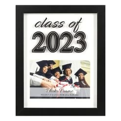 7x9 Matted To 4x6 Black Class Of 2023 Tabletop Frame