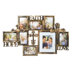 8-Opening Hope, Faith, Love Cross Collage, 31.2x18.6