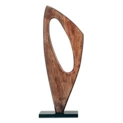 ABSTRACT WOODEN FIGURINE