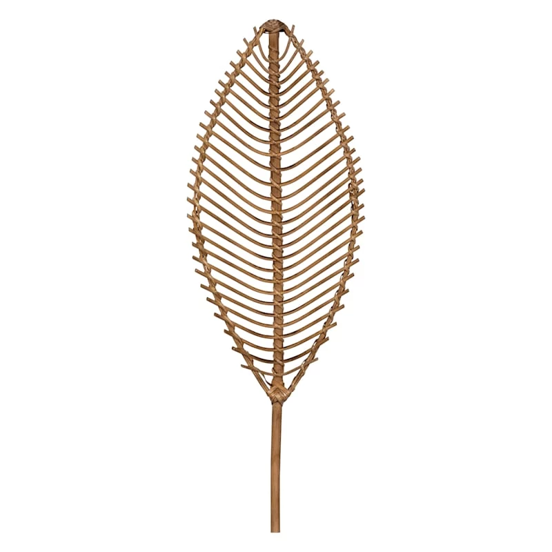 Bamboo Leaf Wall Decor, 10x27 1 Bamboo Leaf Wall Decor, 10x27