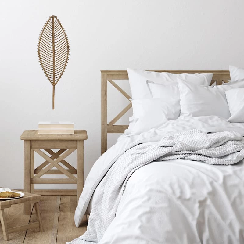 Bamboo Leaf Wall Decor, 10x27 2 Bamboo Leaf Wall Decor, 10x27 - Image 2