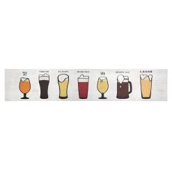 Beer Wall Art, 36x7