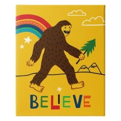 Believe Canvas Wall Art, 12x16