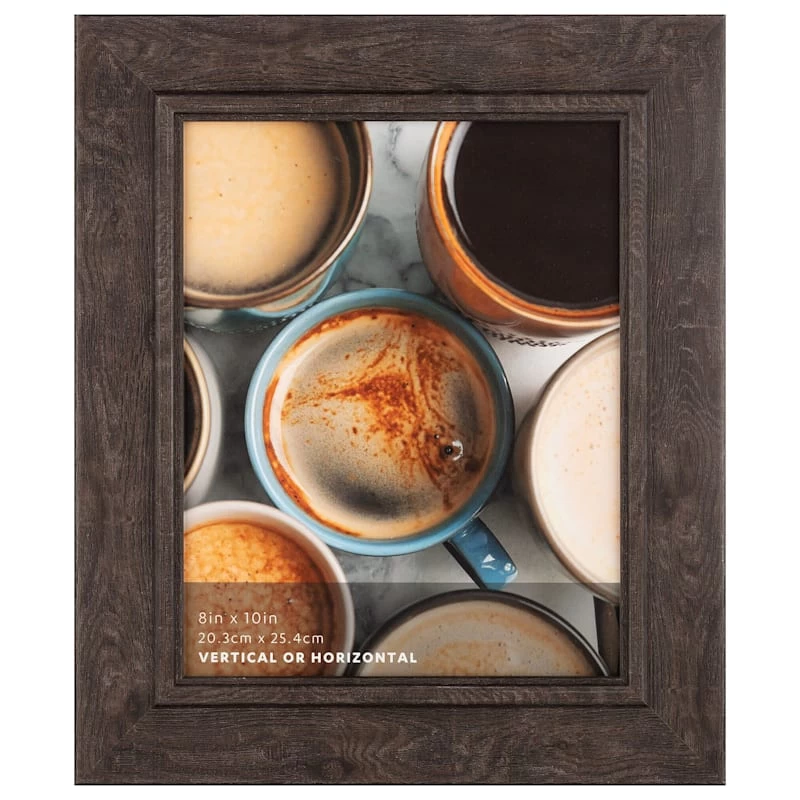 Black Barn Wood Flat Profile With Inner Line Wall Frame, 8x10 1 Black Barn Wood Flat Profile With Inner Line Wall Frame, 8x10