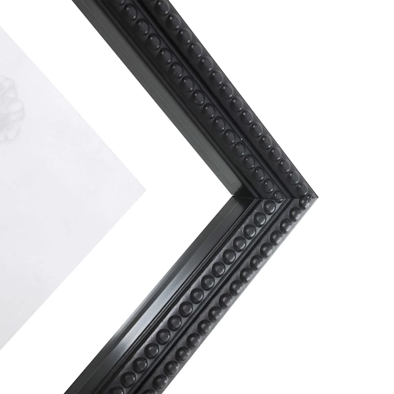 Black Beaded Float Tabletop Frame, 8x10 3 Black Beaded Float Tabletop Frame, 8x10 - Image 3