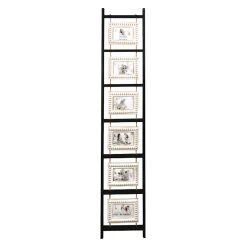 Black Collage Ladder Frame, 12x63