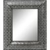 Black Framed Gallery Wall Mirror, 33x38