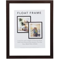 Bronze Linear Floating Wall Frame, 11x14