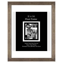 Champagne Floating Wall Frame, 11x14