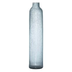 Clear Bubble Floor Vase, 27"