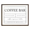 Coffee Bar Wall Art, 16x13