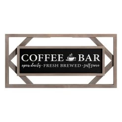 Coffee Bar Wall Art, 23x11