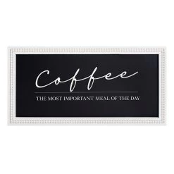 Coffee Is The Most Important Meal Of The Day Wall Art, 24x12