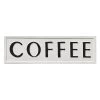 Coffee Metal Wall Art, 20x6
