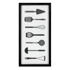 Cooking Utensils Wall Art, 10x20