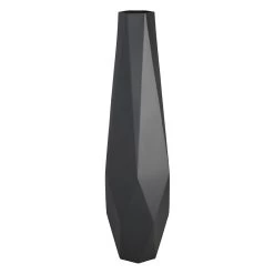 Crosby St Black Geo Floor Vase, 36"