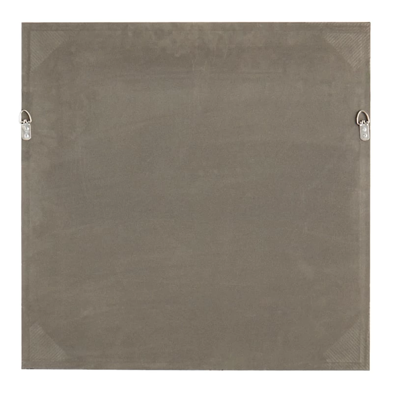 Crosby St Glass Framed Square Abstract Print Wall Art, 23" 2 Crosby St Glass Framed Square Abstract Print Wall Art, 23" - Image 2