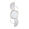 Crosby St Gold Modern Metal Wall Mirror, 13x41