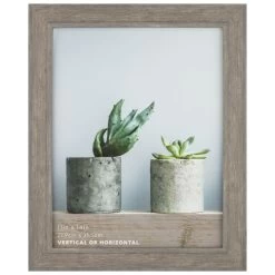 Dark Grey Dome Profile Wall Frame, 11x14