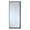 Dark Grey Wood Deep Frame Leaner Mirror, 24x58
