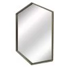 Elongated Hexagon Wall Mirror, 22x31