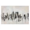 Embellished Cityscape Canvas Wall Art, 24x35