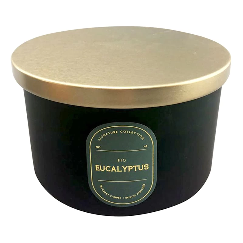 Eucalyptus Fig Scented Jar Candle, 16oz 1 Eucalyptus Fig Scented Jar Candle, 16oz