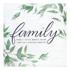 Family Canvas Wall Art, 16"