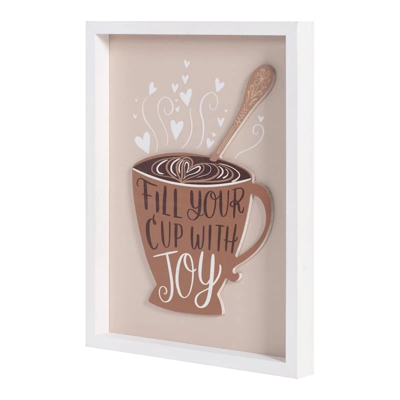 Fill Your Cup With Joy Wooden Wall Sign, 11x14 2 Fill Your Cup With Joy Wooden Wall Sign, 11x14 - Image 2