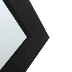 Flat Black Framed Wall Mirror, 24x58 -Home Decor Store flat black framed wall mirror 24x58 4