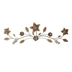 Floral Over The Door Wall Decor, 40x15