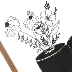 Floral Toilet Paper Wall Art, 11x14 -Home Decor Store floral toilet paper wall art 11x14 3