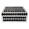 Found & Fable Black & Silver Mosaic Box, 4x8