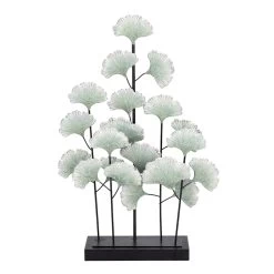 Found & Fable Metal Gingko Leaf Figurine, 20"