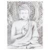 Found & Fable Neutral Buddha Canvas Wall Art, 12x16