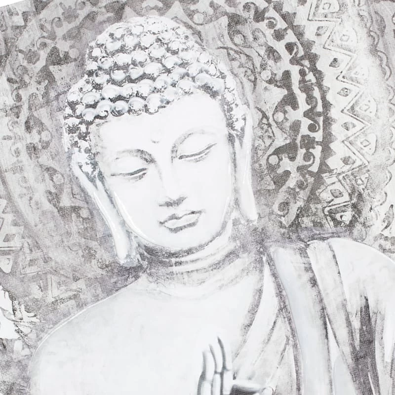 Found & Fable Neutral Buddha Canvas Wall Art, 12x16 6 Found & Fable Neutral Buddha Canvas Wall Art, 12x16 - Image 6