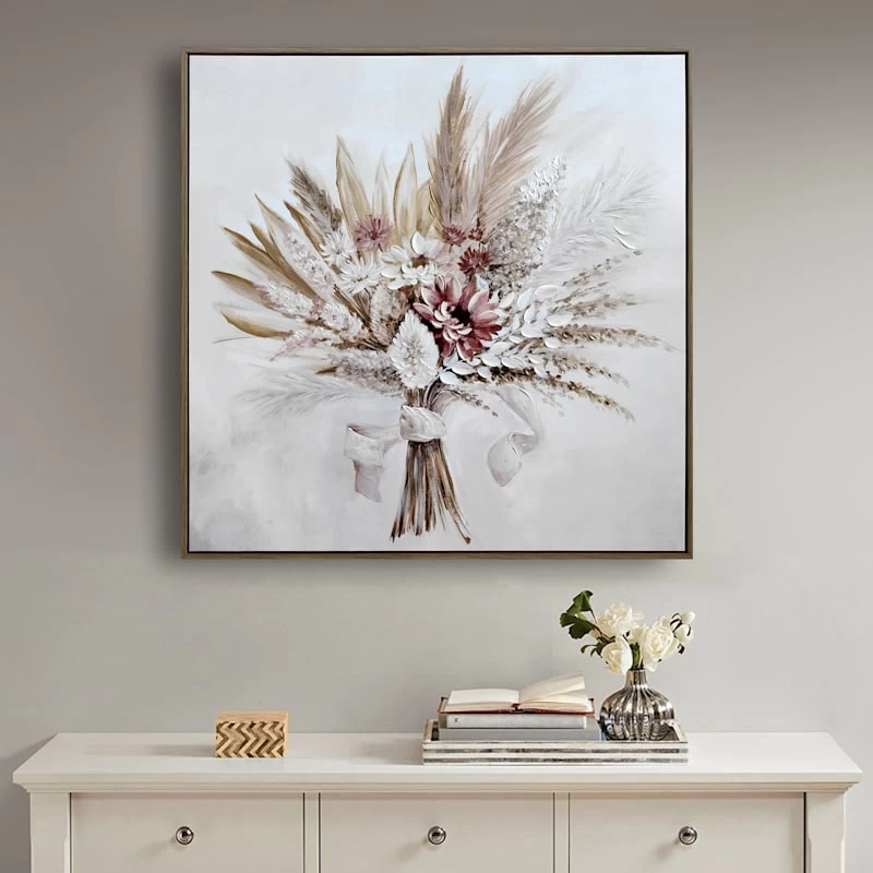 Framed Bouquet Canvas Wall Art, 31" 3 Framed Bouquet Canvas Wall Art, 31" - Image 3