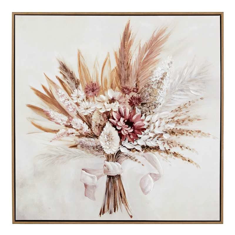 Framed Bouquet Canvas Wall Art, 31" 1 Framed Bouquet Canvas Wall Art, 31"