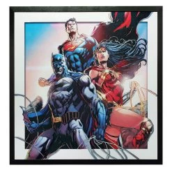 Framed DC Comics 3D Wall Art, 16"