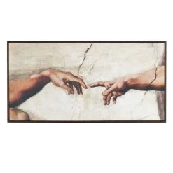 Framed Hands Canvas Wall Art, 41x21