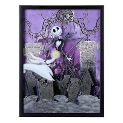 Framed Nightmare Before Christmas Print Wall Art, 15x20